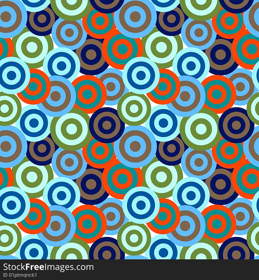 Seamless circle pattern