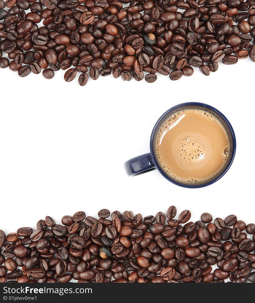 Coffee bean background