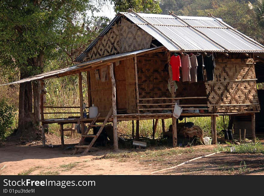 Small House In A Thai Province