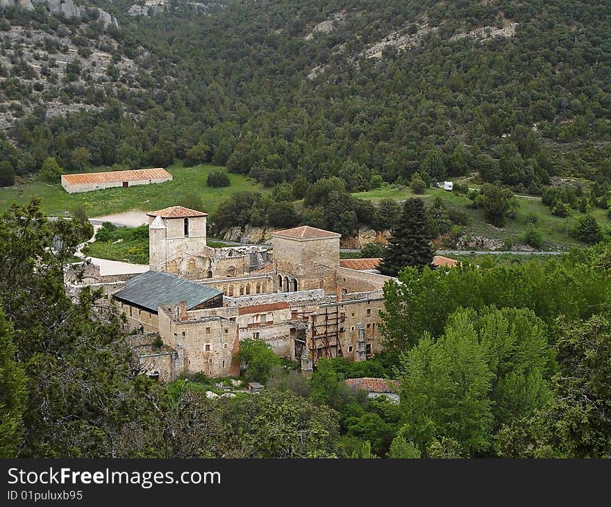 The Monastery Of San Pedro De Arlanza In Burgos