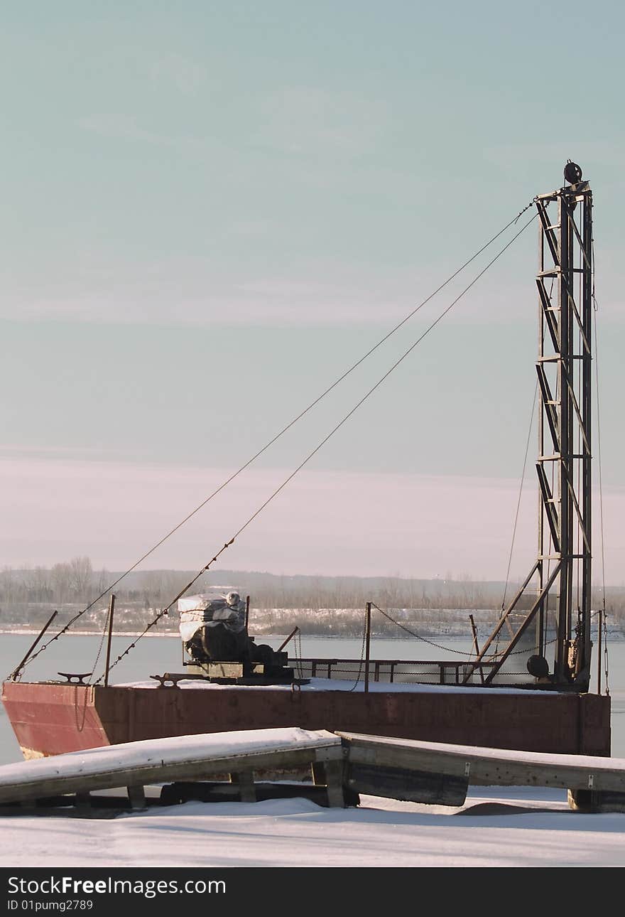 Boat Used For Lake Clean-up