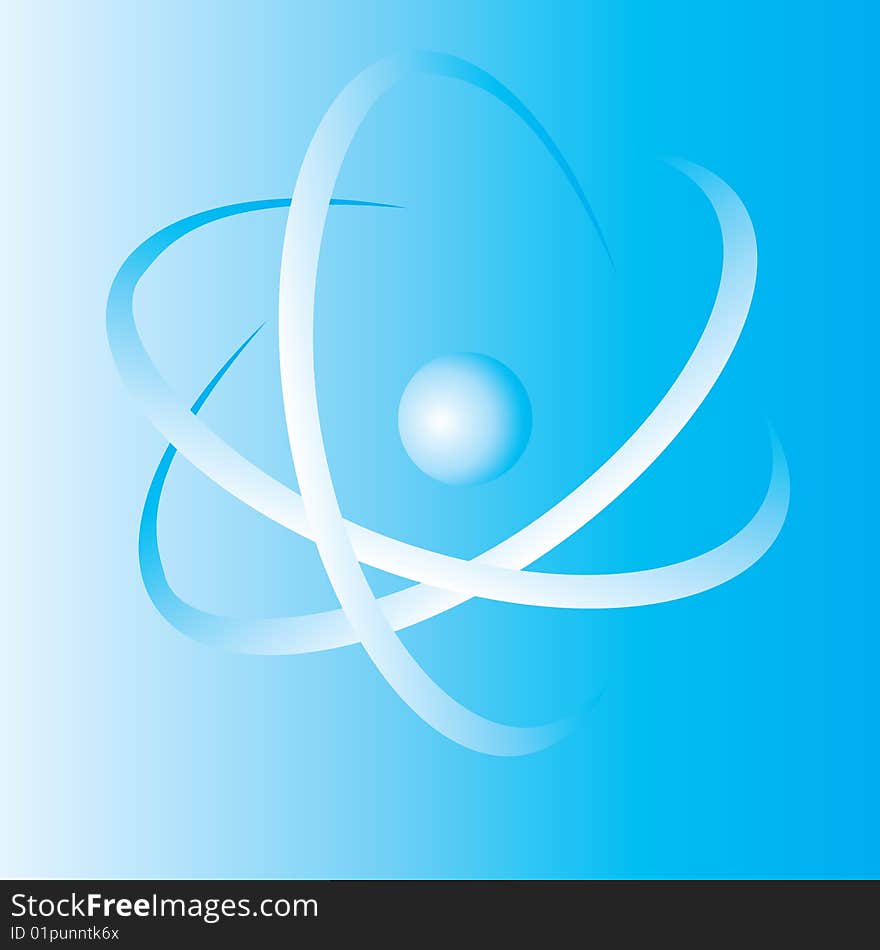 Abstract background of perpetual motion. Vector illustration