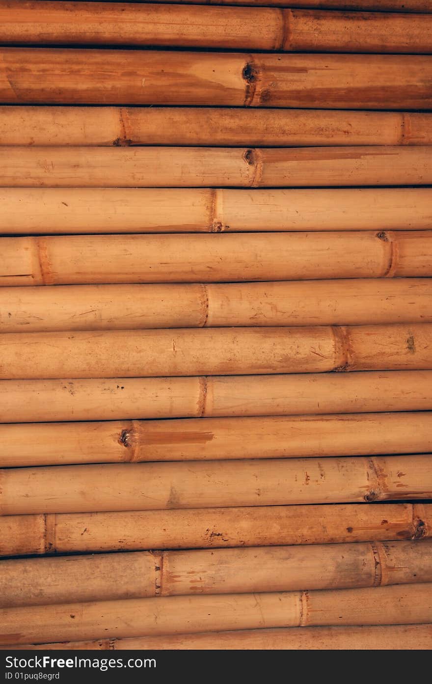 Natural background of bamboo. Brown.