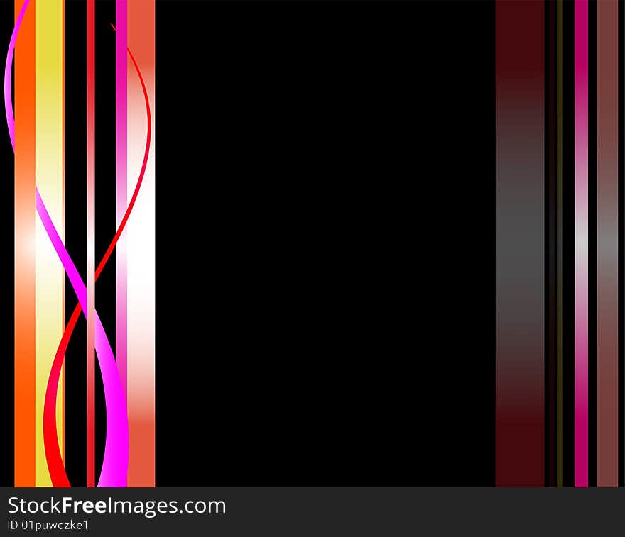 Glossy theme for the text, an abstract background