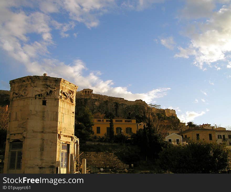 Famous ancient Parthenon of Athens which is the symbol of the Greek Civilization. Famous ancient Parthenon of Athens which is the symbol of the Greek Civilization.