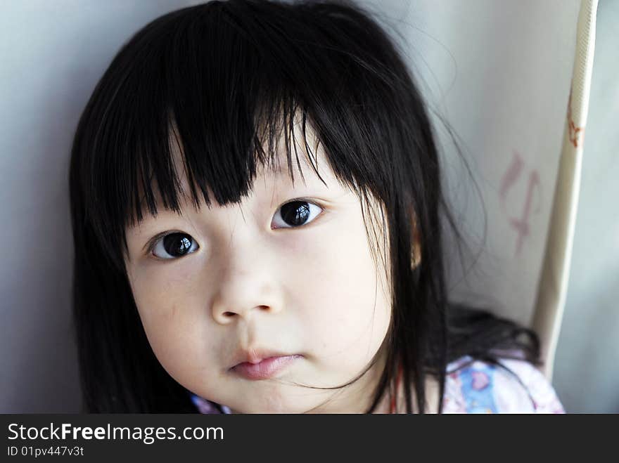 Bright picture of adorable chinese girl. Bright picture of adorable chinese girl