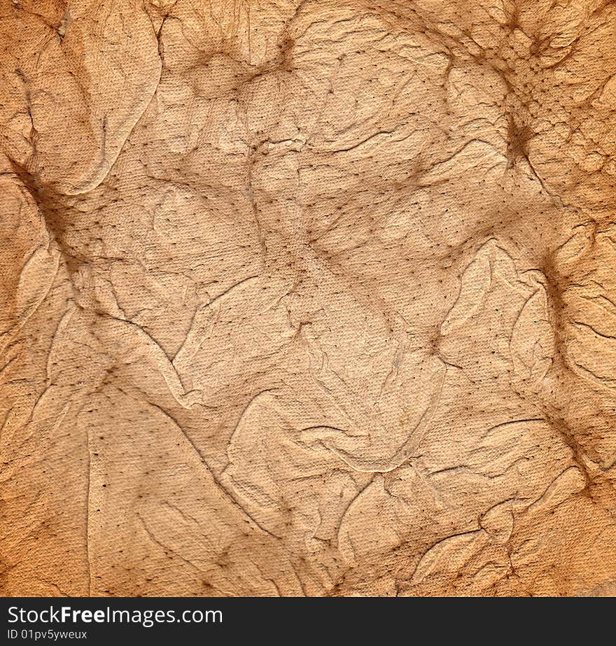 Vintage stained bumpy grained leather background. Vintage stained bumpy grained leather background