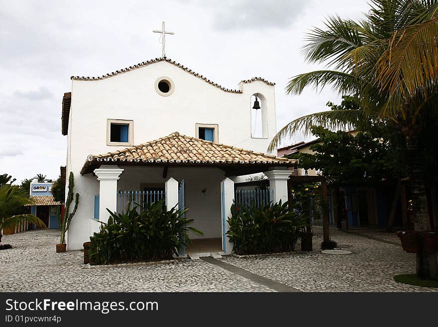 Little church in Bahia, Brazil