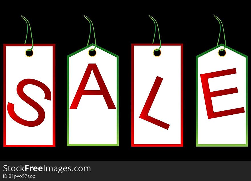 Tags With Sale Sign