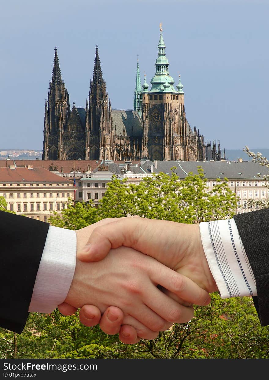 Businessmen Shaking Hands