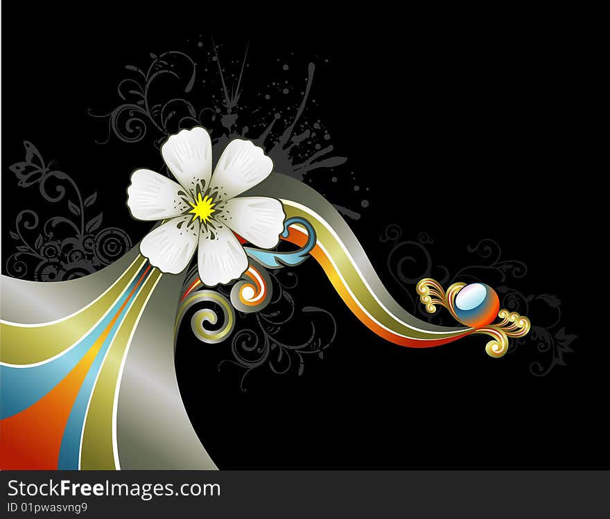 Vector flower illustration