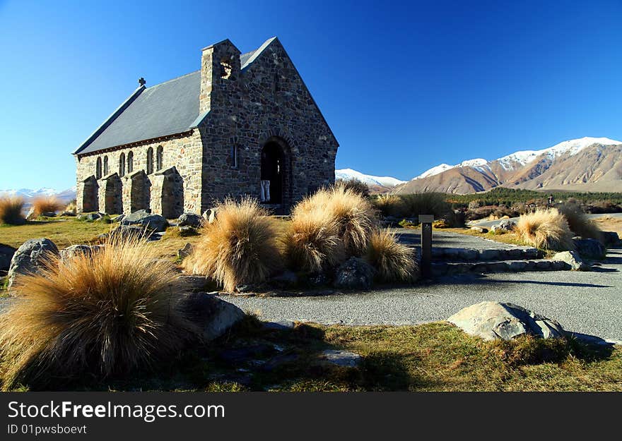 Church of Good Shepherd Lake Tekapo New Zealand