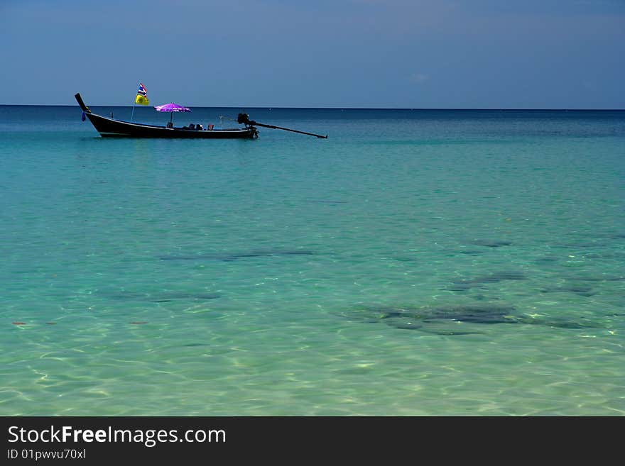 Beautiful beach in the southern part of Thailand. Beautiful beach in the southern part of Thailand