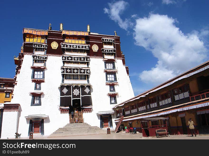 The Potala Palace In Lhasa