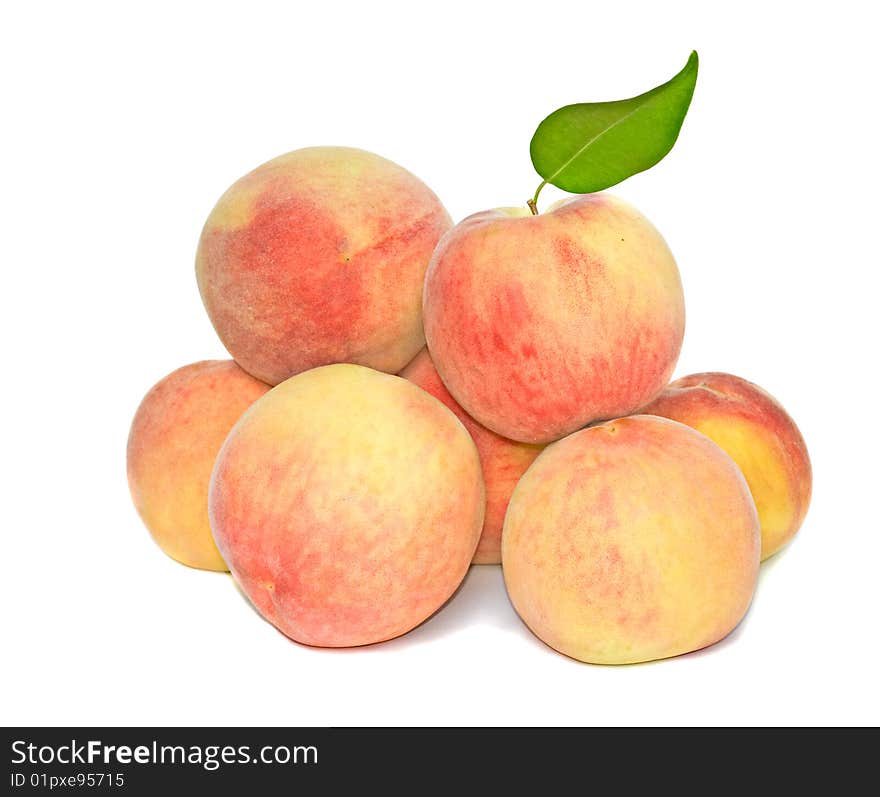 Pile of peaches