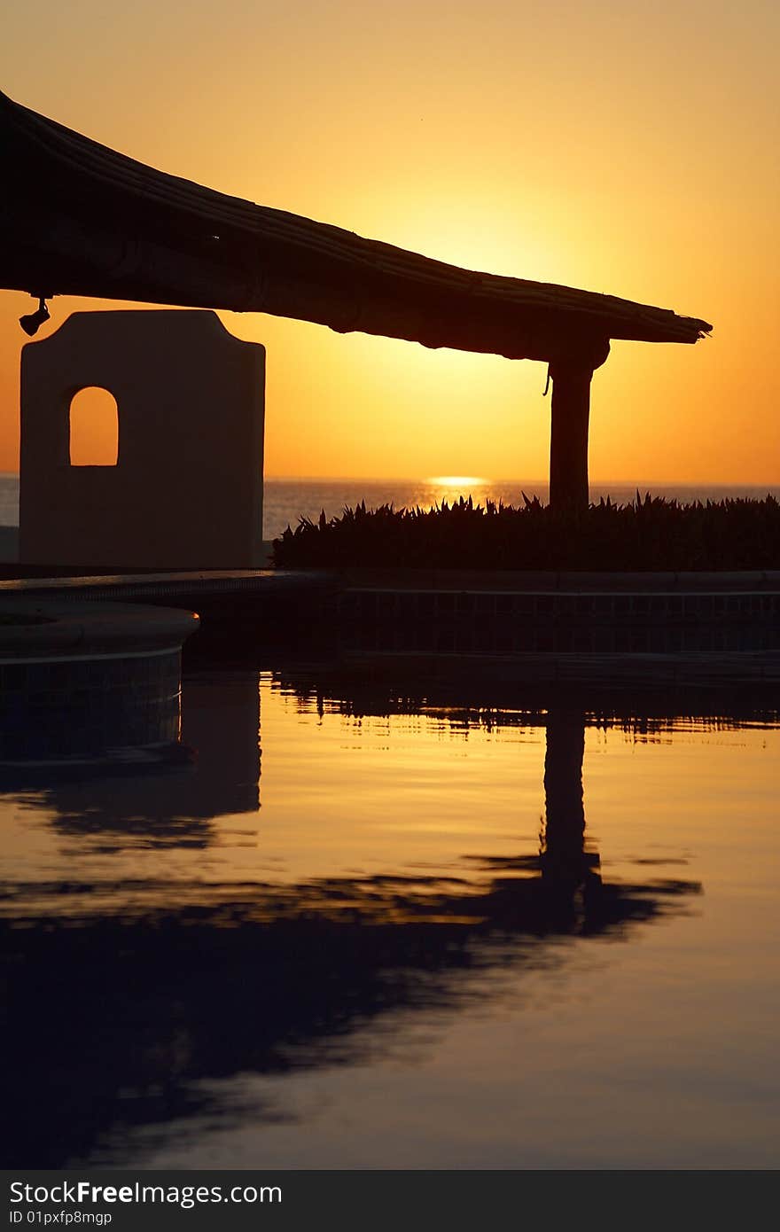 Pool in La Paz, Baja California Sur, Mexico