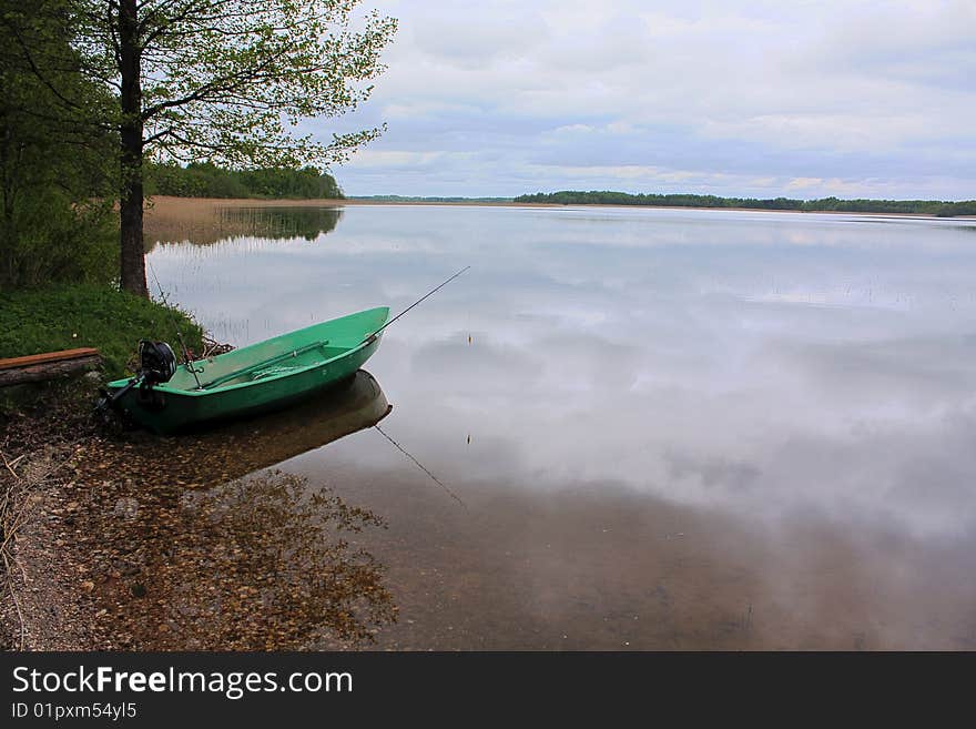 Boat On The Lake