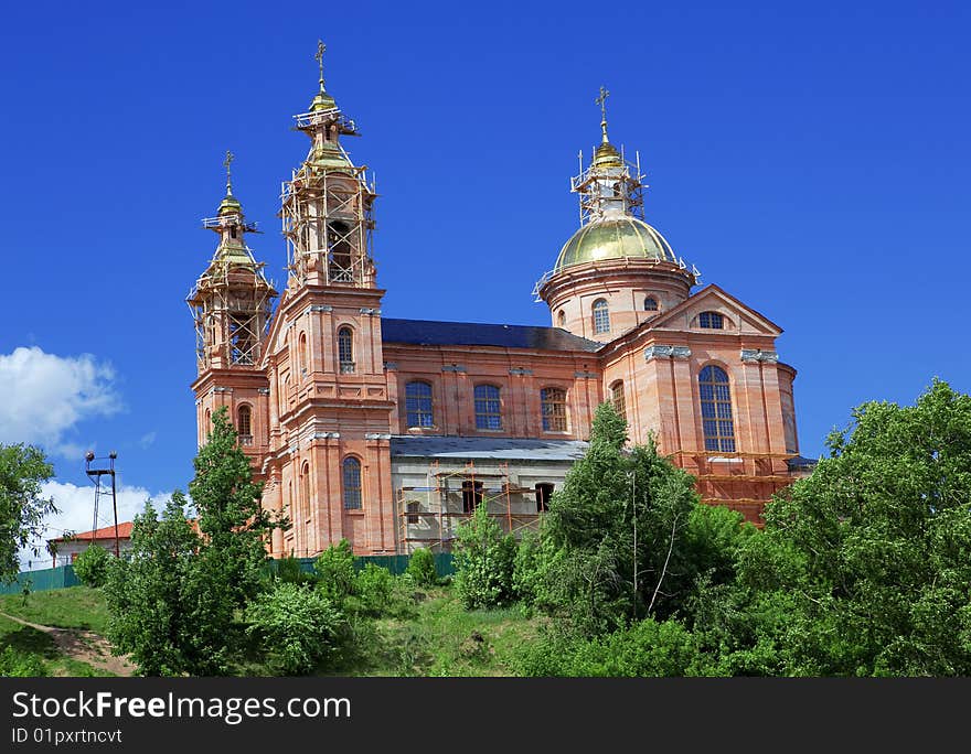 Building Svyato-uspenskaya Church In Vitebsk