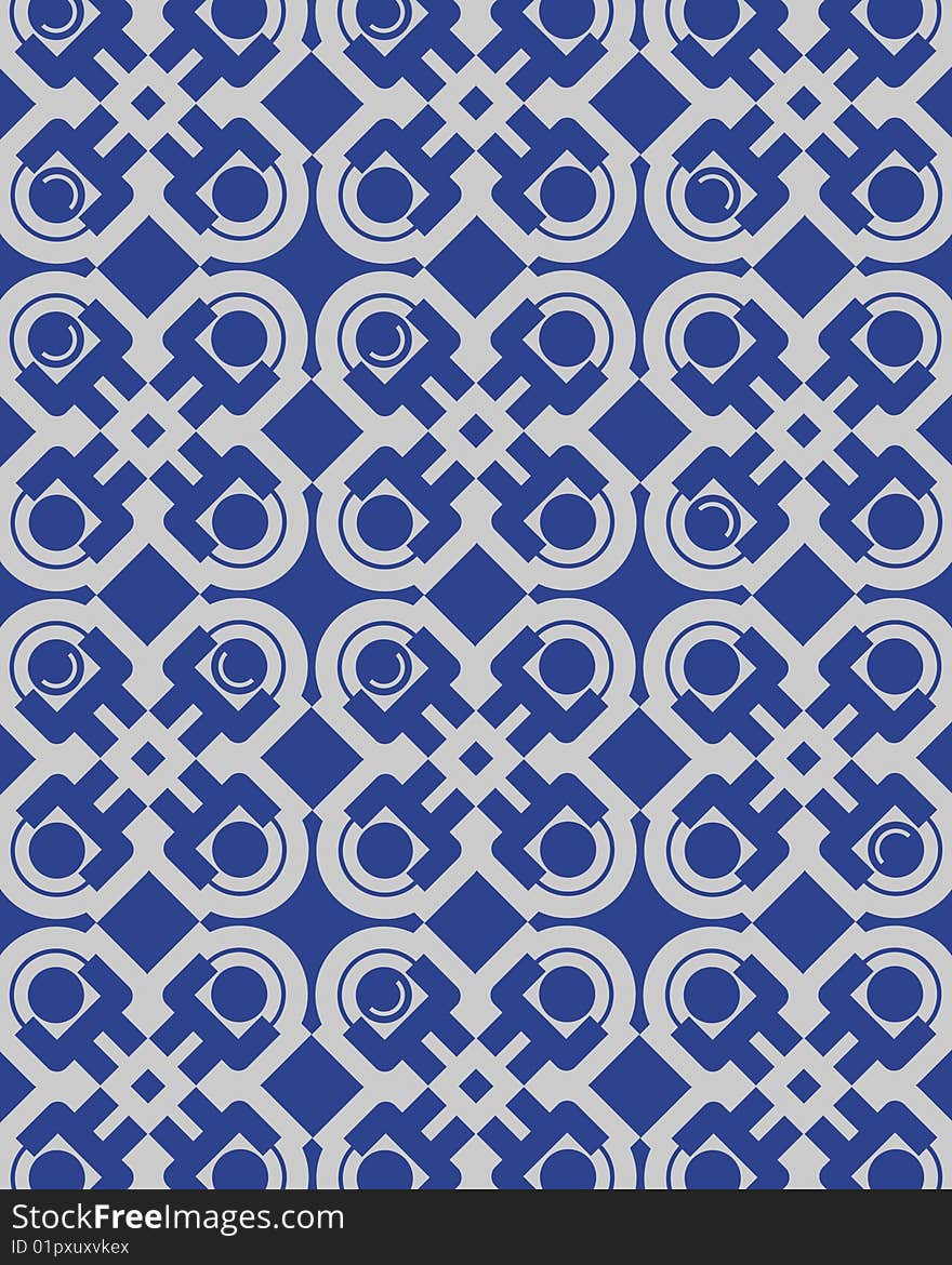 Vector illustration of the pattern. Vector illustration of the pattern