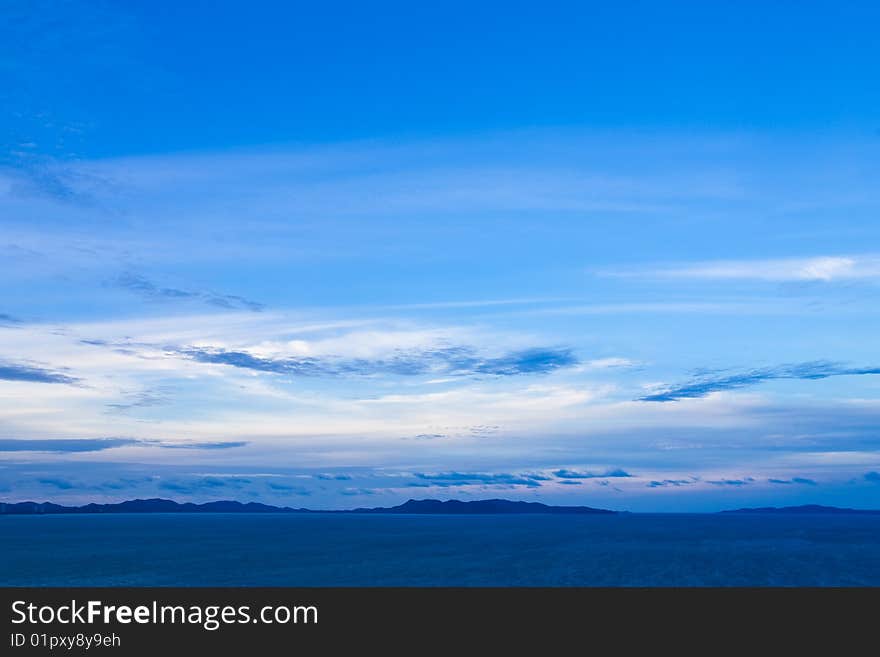 Morning At Sea Of Thailand