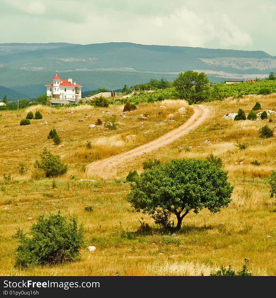 House In Mountains