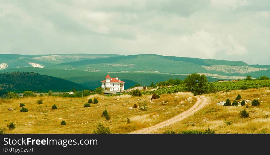 House In Mountains