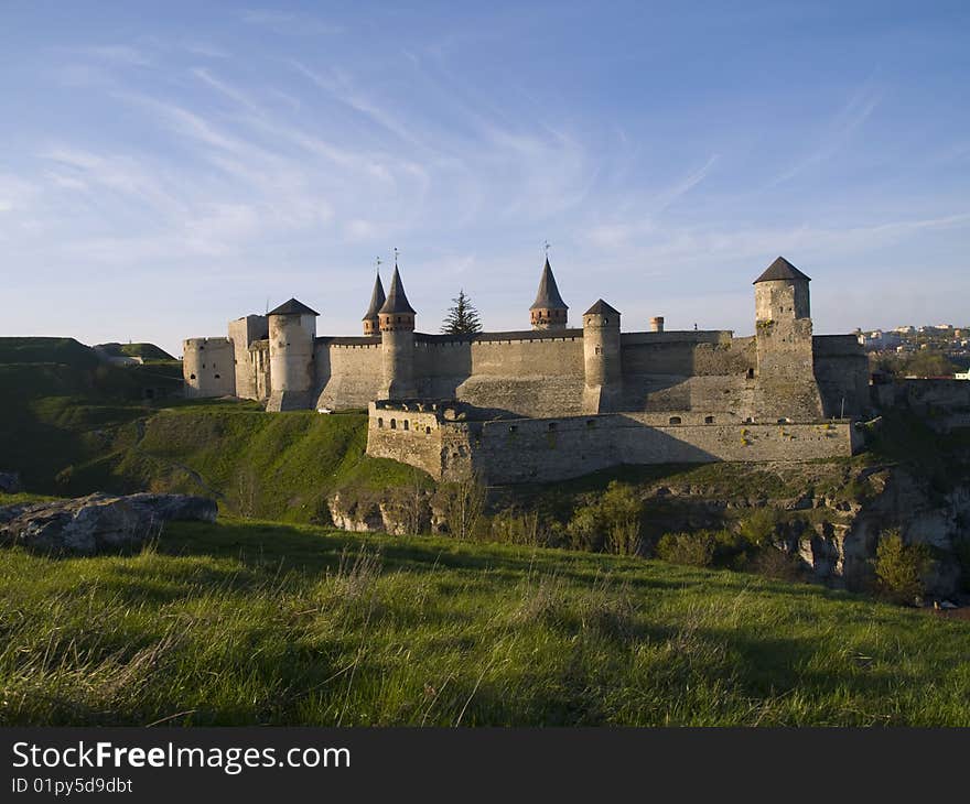 Old castle of Kamenec-Podolskiy