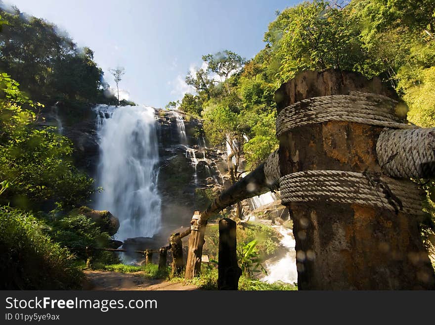 Waterfall at Doi Intanon, Thailand