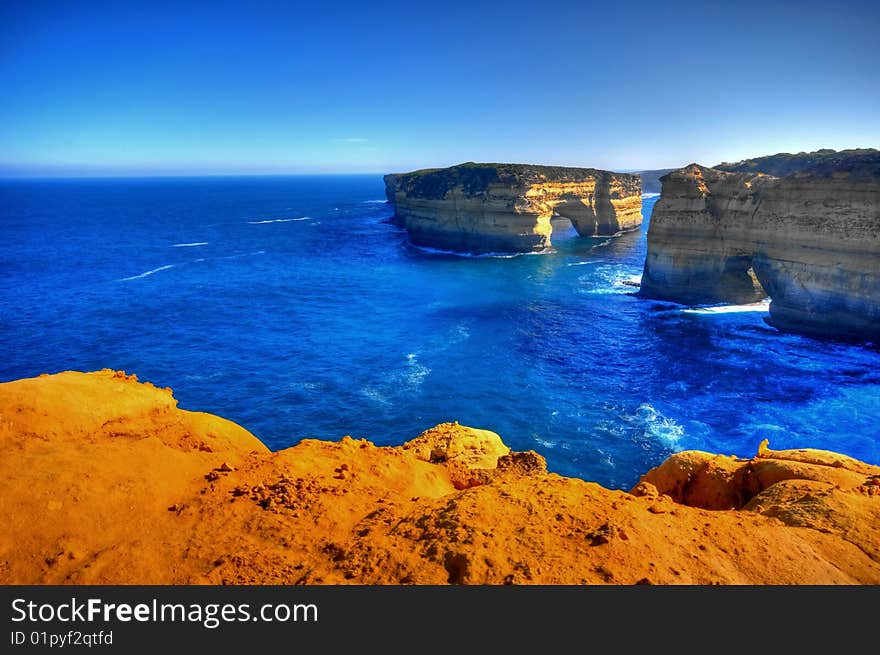 Famous Mutton Bird Island in Australia, along the Great Ocean Drive