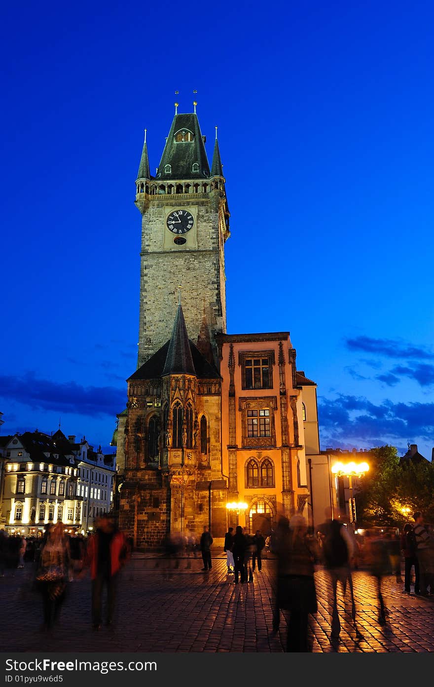 The Town Hall Of Prague Old City