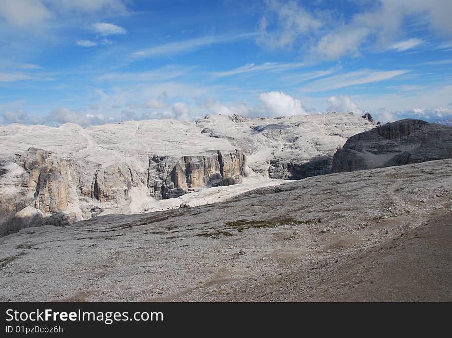 Dolomiti mountains in Italy. panorama