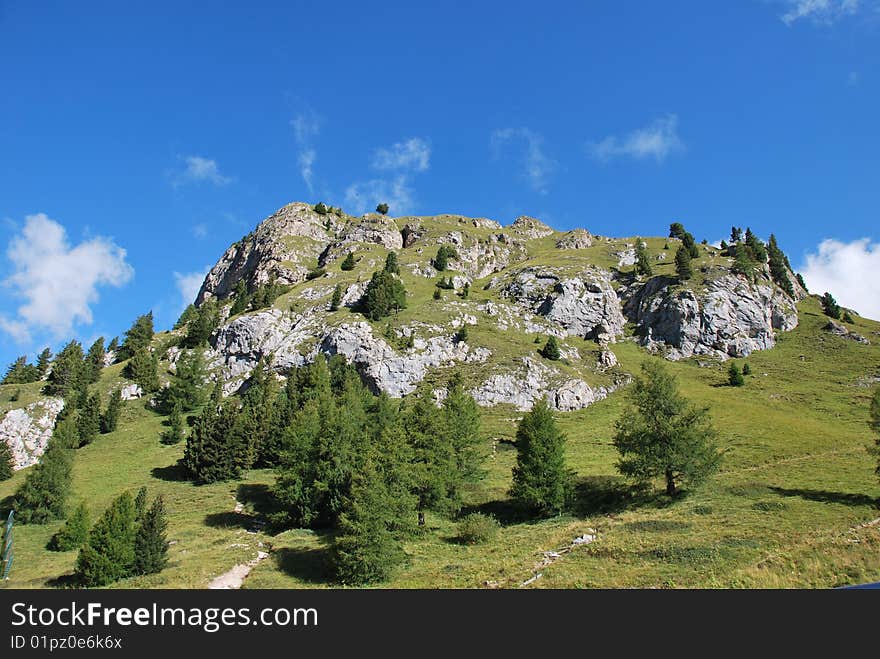 Dolomiti mountains in Italy. panorama