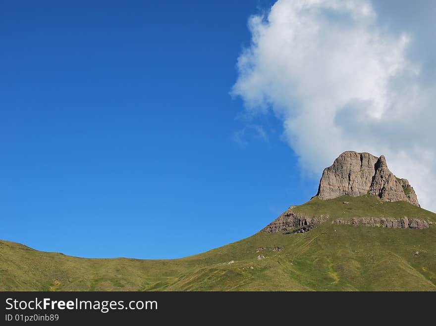 Dolomiti mountains in Italy. panorama