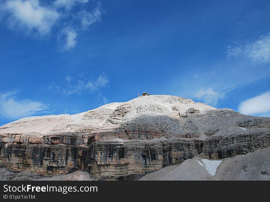 A view of a mountains Dolomiti in italy. A view of a mountains Dolomiti in italy