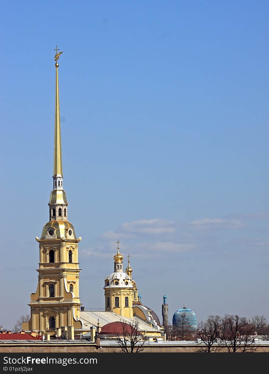 Peter and Paul cathedral. Saint-Petersburg, Russia