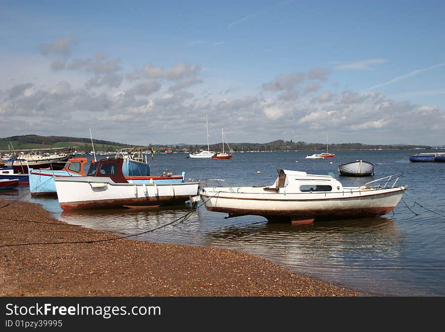 Boats on River Exe