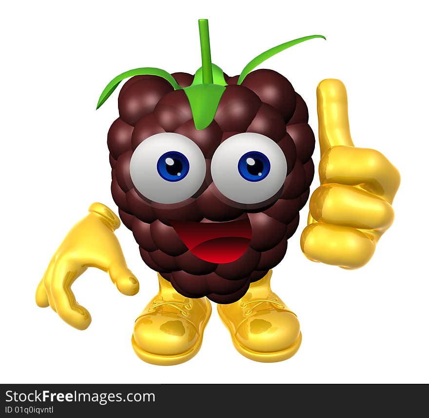 Mister fruit character