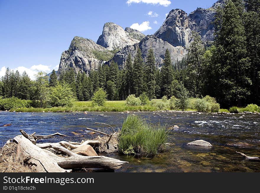 View of Yosemite National Park, California, USA. View of Yosemite National Park, California, USA.