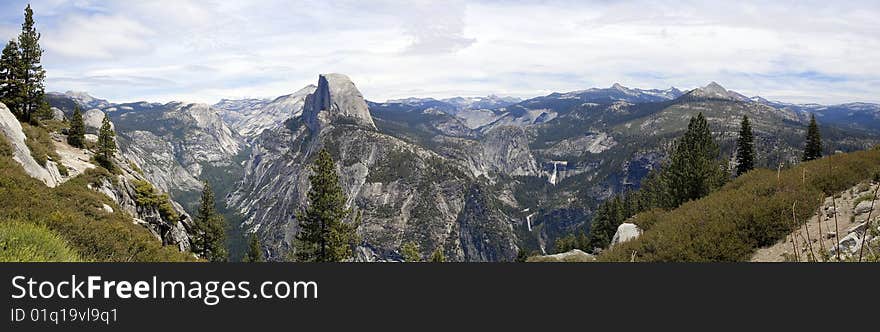 View of Yosemite National Park, California, USA. View of Yosemite National Park, California, USA.