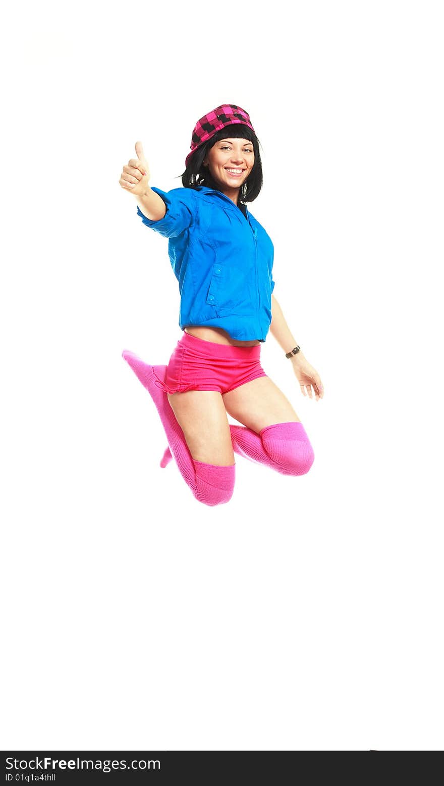 Jumping girl