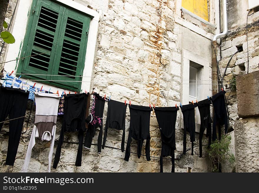 Clothesline in Split