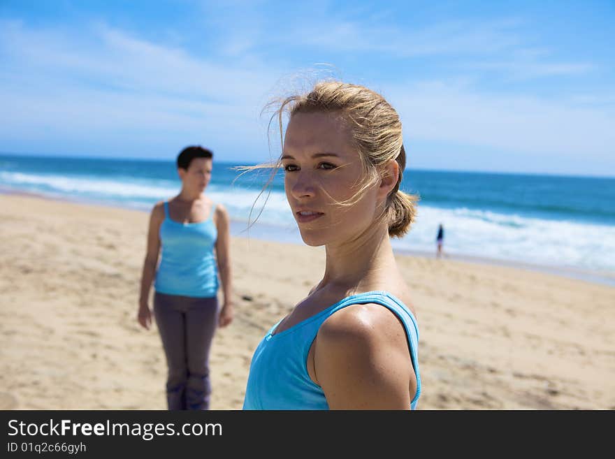 Beautiful Women at the Beach