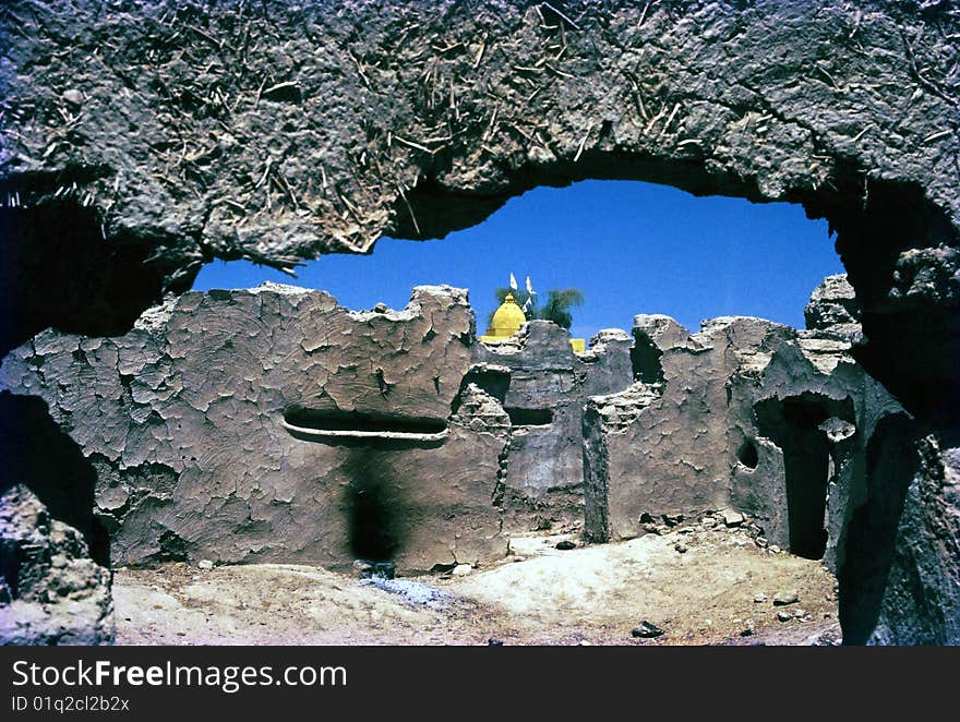 This is one of the many pictures of a village, which had been abandoned and the residents moved to some other place -Pic 5. This is one of the many pictures of a village, which had been abandoned and the residents moved to some other place -Pic 5