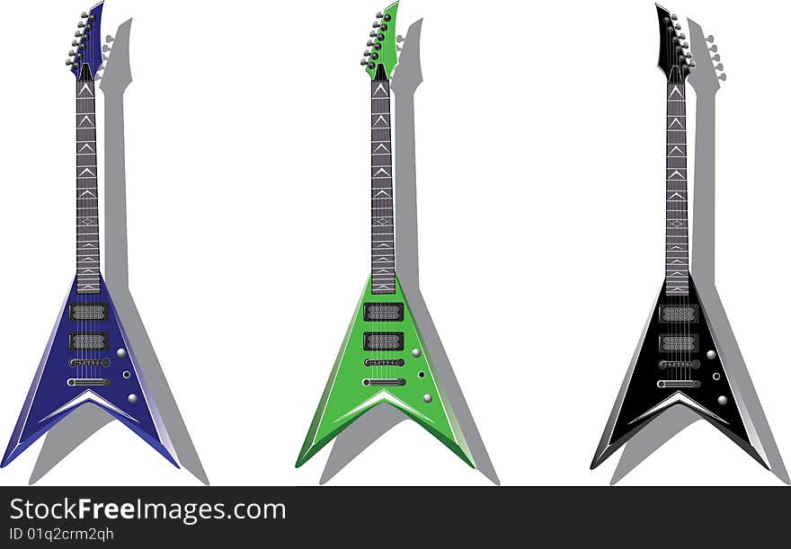 Vector series. Electric guitars