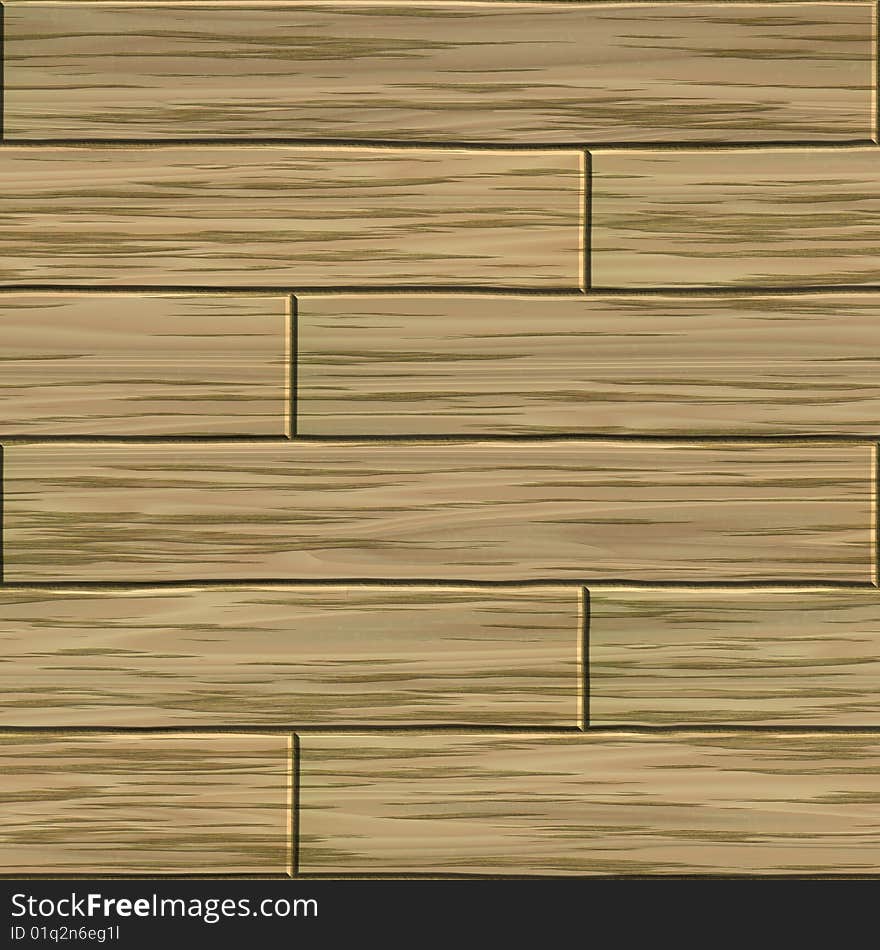 High quality computer generated seamless texture of wood