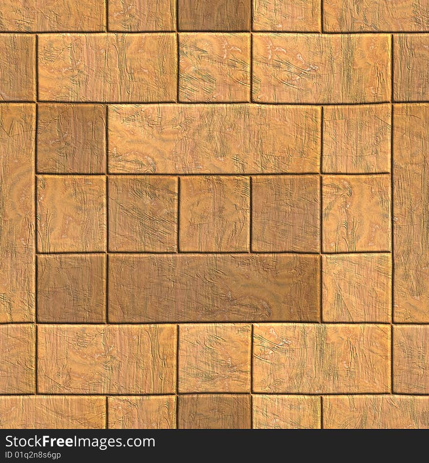 High quality computer generated texture of brick wall