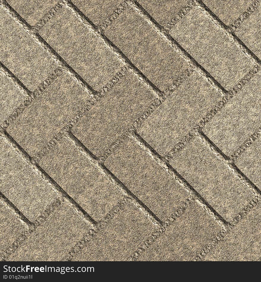 High quality computer generated texture of brick wall