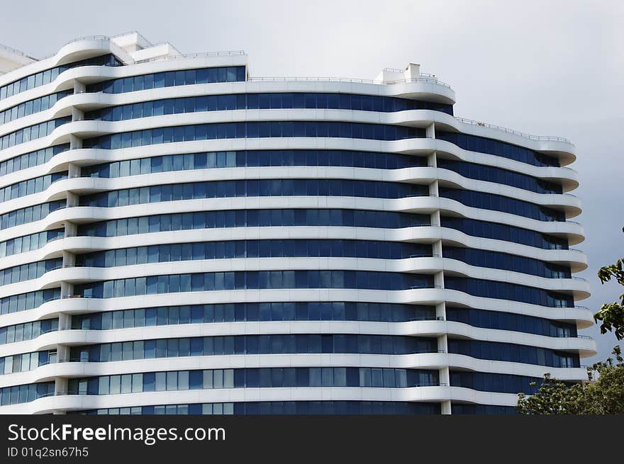 Modern building and a sky