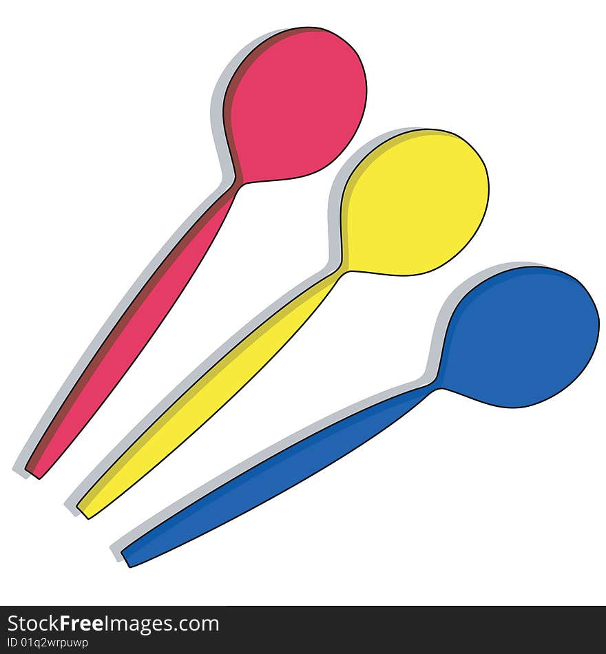 Three spoons