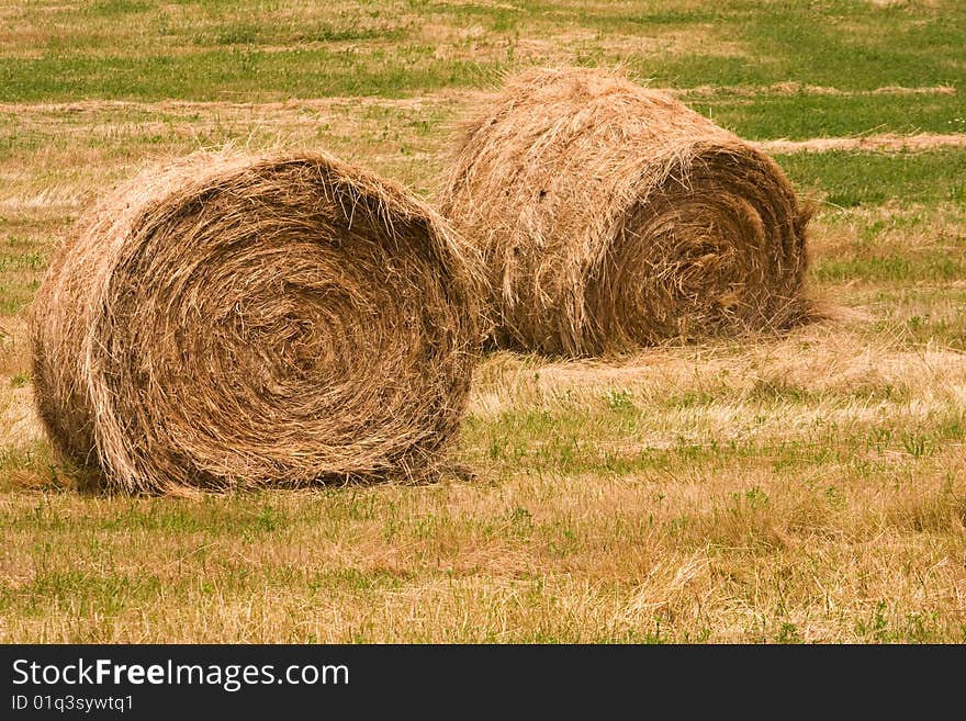 Hay bales